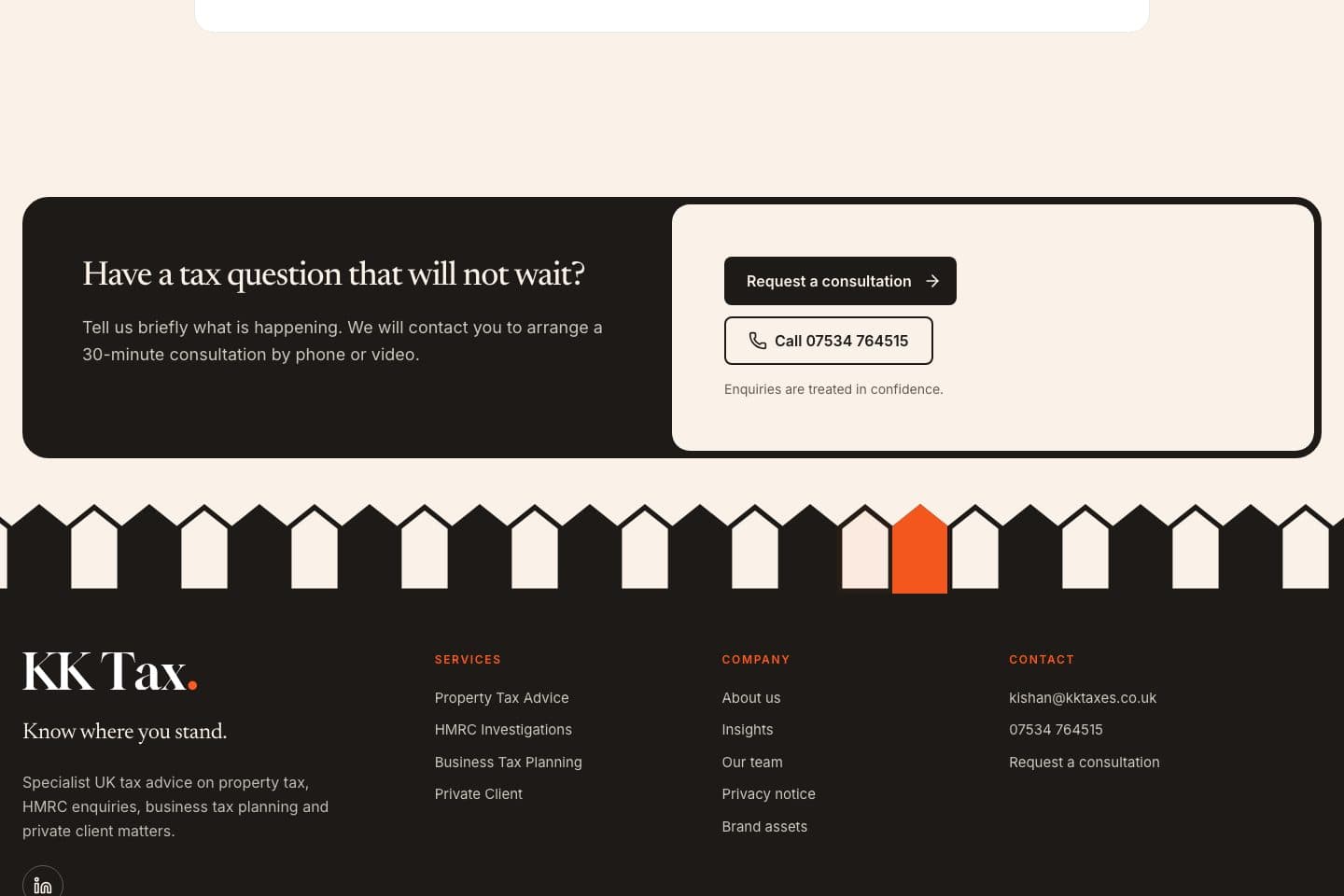 KK Tax website, screen 4